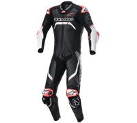 Combinaison en Cuir Alpinestars GP Tech V4 Noir/Blanc50 Noir,Blanc