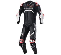 Combinaison en Cuir Alpinestars GP Tech V4 Noir/Blanc52 Noir,Blanc