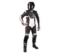 Combinaison en Cuir Bering Ultimat-R Noir/Blanc/RougeXL Noir,Blanc,Rouge