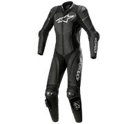 Combinaison en Cuir Femme Alpinestars Stella GP Plus Noir/Blanc/Gris métallisé50 long Noir,Blanc,Gris métallisé