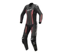 Combinaison en Cuir Femme Alpinestars Stella Missile V2 Noir/Rose Diva/Ardoise38 Noir,Rose Diva,Ardoise