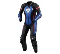 REV'IT! Combinaison moto cuir Xena 4 Noir-Bleu Taille 44 pour femmes