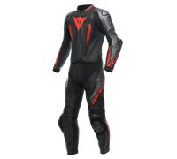 Combinaison en cuir Homme Dainese LAGUNA SECA 5 2PCS Noir/Anthracite/Fluo-Rouge
