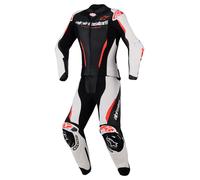 Alpinestars Combinaison en cuir 2 pièces Stella GP-R7 Femme Noir/Blanc/Rouge Néon Taille 44
