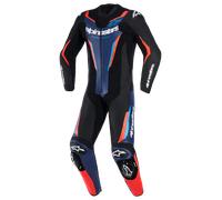 Alpinestars Combinaison en cuir GP Force V2 1 pièce Taille 56 Noir/Bleu/Rouge Néon