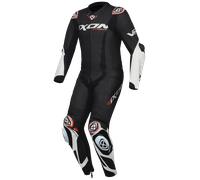 Ixon Vortex 3 Combinaison en cuir de moto 1 pièce, noir-blanc, taille M pour homme