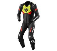 Combinaison en Cuir Rev'It! Argon 2 Noir/Néon/Jaune54 Noir,Néon,Jaune