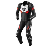 Combinaison en Cuir Rev'It! Argon 2 Noir/Rouge Néon56 Noir,Rouge Néon