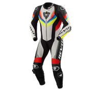 REV'IT! Combinaison moto Quantum 3 en cuir une pièce perforée gris-jaune - Taille 48 homme