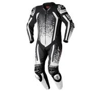 RST Pro Series Evo Airbag Combinaison en cuir de moto d’une seule pièce, noir-blanc, taille M pour homme