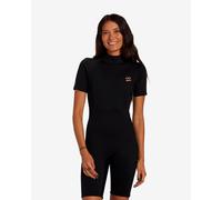 Combinaison en néoprène Billabong 2mm Foil noir orange femme - M