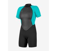 Combinaison en néoprène O'Neill Reactor 2 Back Zip manche courte gris bleu femme - 8