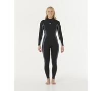 Combinaison en néoprène Rip Curl Dawn Patrol 4/3 mm Back Zip noir bleu femme - 4