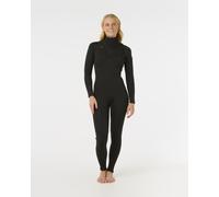 Combinaison en néoprène Rip Curl Dawn Patrol 4/3 mm Chest Zip noire femme - 10