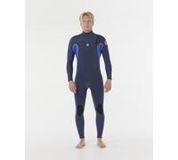Combinaison en néoprène Rip Curl Dawn Patrol Front Zip 4/3 mm bleu - L