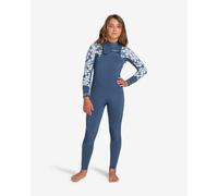 Combinaison en néoprène Roxy Swell Series 4/3 manche longue bleu marine blanc fille - 14