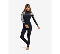 Combinaison en néoprène Roxy Swell Series 4/3mm noir mat blanc femme - 10