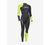Combinaison en néoprène Zoggs Explorer Tour FS noir jaune femme - S