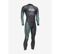 Combinaison en néoprène Zoggs Hypex Pro FS noir bleu turquoise - S