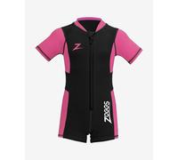 Combinaison en néoprène Zoggs Light Shorty 1.5 manche courte noir rose enfant - XXL