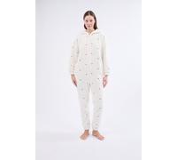 Combinaison en polaire - Lilla - S - Ecru - Femme - Etam