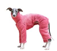 Combinaison en polaire pour lévrier - Sweat à manches longues et col roulé doux pour lévrier italien, whippet, cervrier, Bedlington Terrier - Manteau chaud pour chien mignon