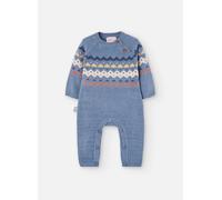 Combinaison en tricot pour bébé bleu 6M(67CM)