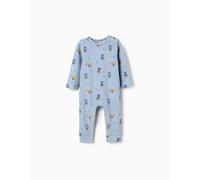 Combinaison En Velours À Motif Super-héros Bleu Clair 9/12M(71/74)