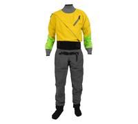 Combinaison Étanche De Kayak en Tissu Imperméable Combinaison étanche de Kayak for Homme, Une pièce, avec Joint en Latex for la flottaison en dérive(Yellow,XL)