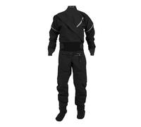Combinaison Étanche De Kayak en Tissu Imperméable Combinaison étanche de Kayak for Homme, Une pièce, avec Joint en Latex for la flottaison en dérive(Black,S)