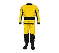Combinaison éTanche De Kayak T-shirts de sport imperméables for hommes, 3 couches, poignets en latex(Yellow,LK)