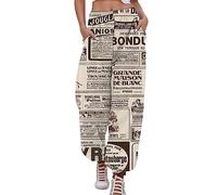 Combinaison étroite Harlan Casual avec Impression Numérique 3D pour Femmes Pantalons de Salopette Taille Haute de Poche Pantalons de Salopette Larges Ensembles Tricot Et Pantalons, kaki, XXL