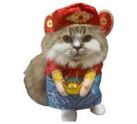 Combinaison facile à porter pour animaux de compagnie lavable en machine pour chiens et chats Vêtements à thème pour Halloween Nouvel An Tenue facile à porter Combinaison pour chien pour les fêtes