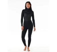 Combinaison Femme Dawn Patrol 4/3 Zip Poitrine Black