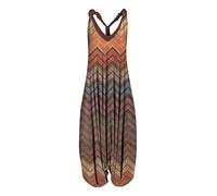 Combinaison Femme ete Fluide Chic Sarouel Ample Grande Taille Soldes D'Été Salopettes à Bretelles à L'entrejambe à Jambes Larges Loose Pantalon Large Chic Sarouel Baggy Jumpsuit Salopette de Plage