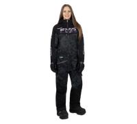 §Combinaison Femme Isolée FXR Maverick F.A.S.T. Noir Camo-Muted Grape Fade§