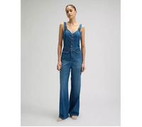 Lee Jeans Combinaison femme 112376714 coupe slim sans manches Bleu L