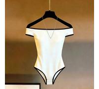 Combinaison femme nouvelle mode épaules dénudées, minimaliste polyvalente, blanche, moulante, convient pour le travail et les déplacements, avec un charme intellectuel, tenue d'été L,M,S,XL,XSUnicolor