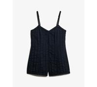 Superdry Lace Cami Playsuit Sleeveless Romper Noir S Femme