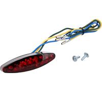 Combinaison feu arrière et stop LED rouge, avec éclairage de plaque d'immatriculation