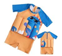 Combinaison Flottante pour Bébé,Maillot Flottant Anti-Submersion - Séchage Rapide Gilet De Natation Design Dinosaure Piscine Plage Été Sport Extérieur