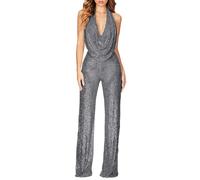 Combinaison Fonctionnelle Femme Mariage Sport Coton Pale Sequin Imprimée Sweat Saharienne Brillante Nouvel Décolleté Ajustée Cherche Cool Pieces Mince Serré Nuit Emeraude