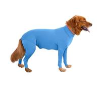 Combinaison for Chien de Taille Moyenne et Grande, idéale for prévenir la Perte de Poils et la récupération chirurgicale.(Blue,M)