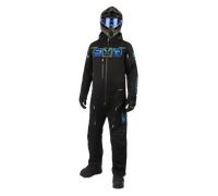 FXR Maverick Lite Costume de motoneige une pièce, noir-bleu-jaune, taille XL pour homme