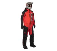 FXR Recruit Lite 2023 Costume de motoneige une pièce, noir-rouge, taille M pour homme