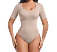 Combinaison galbante 2025 pour femme pour un usage quotidien et un design définissant la taille avec des caractéristiques de soutien, parfaite pour le printemps et l'été, beige, 3XL