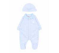 Combinaison Garçon Avec Bonnet Bleu Ciel 3M(60CM)