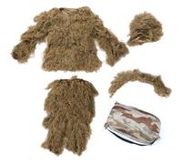 Combinaison Ghillie pour homme, costume de camouflage 3D respirant et léger, idéal pour la chasse, l'airsoft et la survie en extérieur. Style 2. Costume de brousse, combinaison, costumes, costum