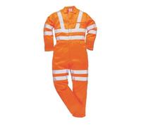 Combinaison haute visibilité - Portwest - GO/RT - Orange - Polyester/Coton - Norme EN ISO 20471 Class 3 L