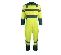 Combinaison HV 2 zips EN20471 VIGILANCE JAUNE VERT - LMA LEBEURRE - 4080 XL
